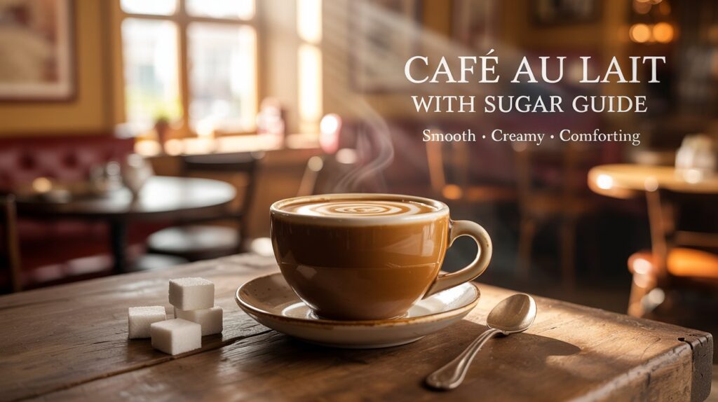 Café Au Lait Milk Coffee With Sugar Size Chart: Ultimate Guide