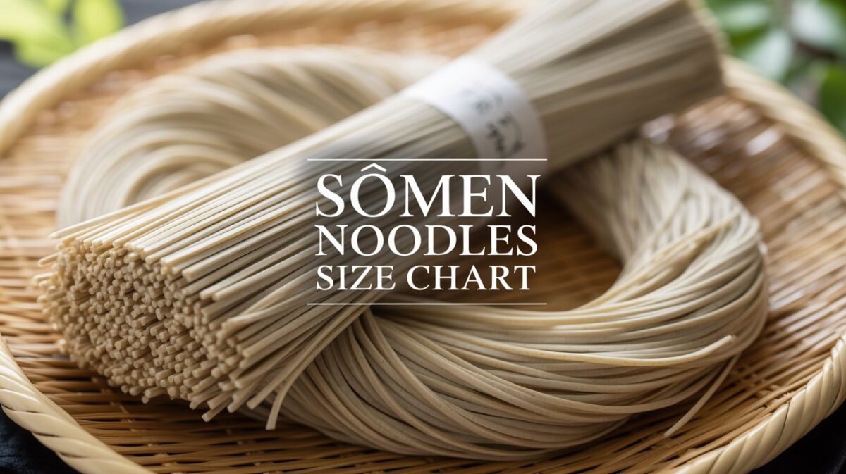 Sōmen Noodles Size Chart Ultimate Guide to Perfect Portions