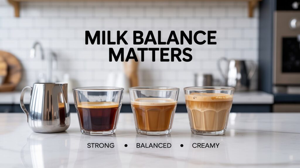 Adjusting Milk Ratio