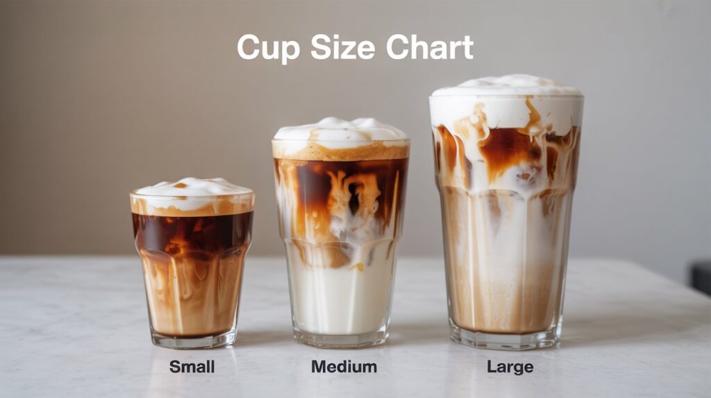 Standard Coffee Sizes