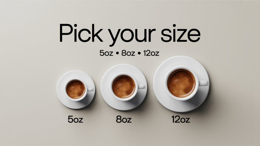 Flat White Sizes Explained