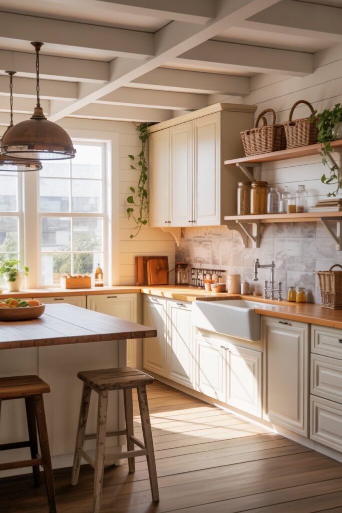 17 Farmhouse Kitchen Decor Ideas That Instantly Make Your Space Feel Warm & Inviting