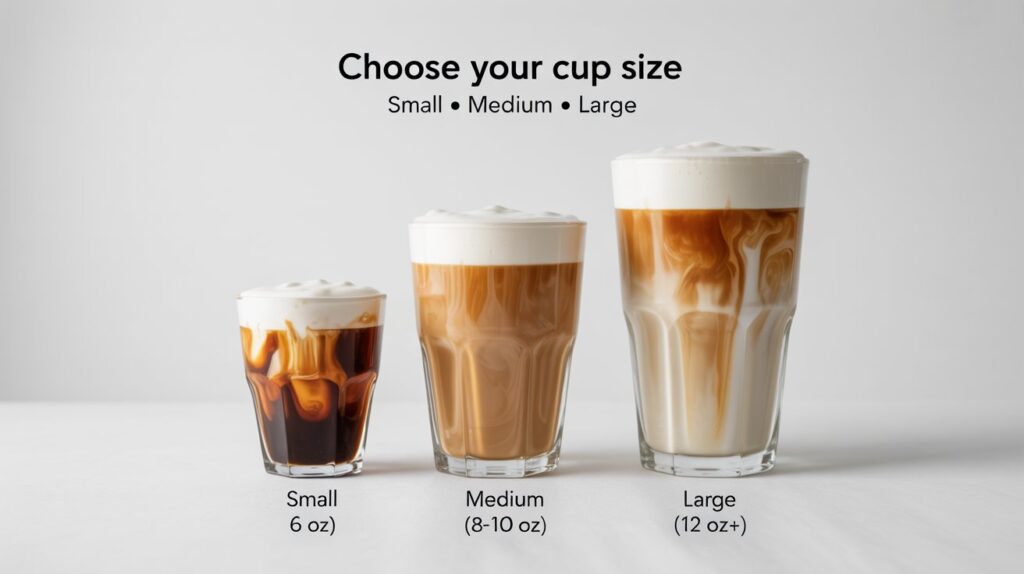 Coffee Size Variations