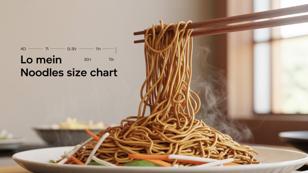 Lo Mein Noodles Size Chart: Ultimate Guide to Perfect Portions