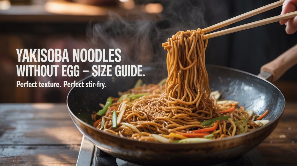 Yakisoba Noodles Without Egg Size Chart: Ultimate Guide & Tips