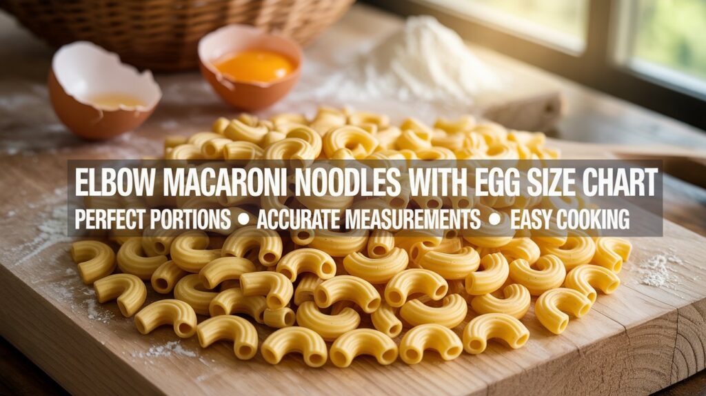 Elbow Macaroni Noodles With Egg Size Chart: Ultimate Guide