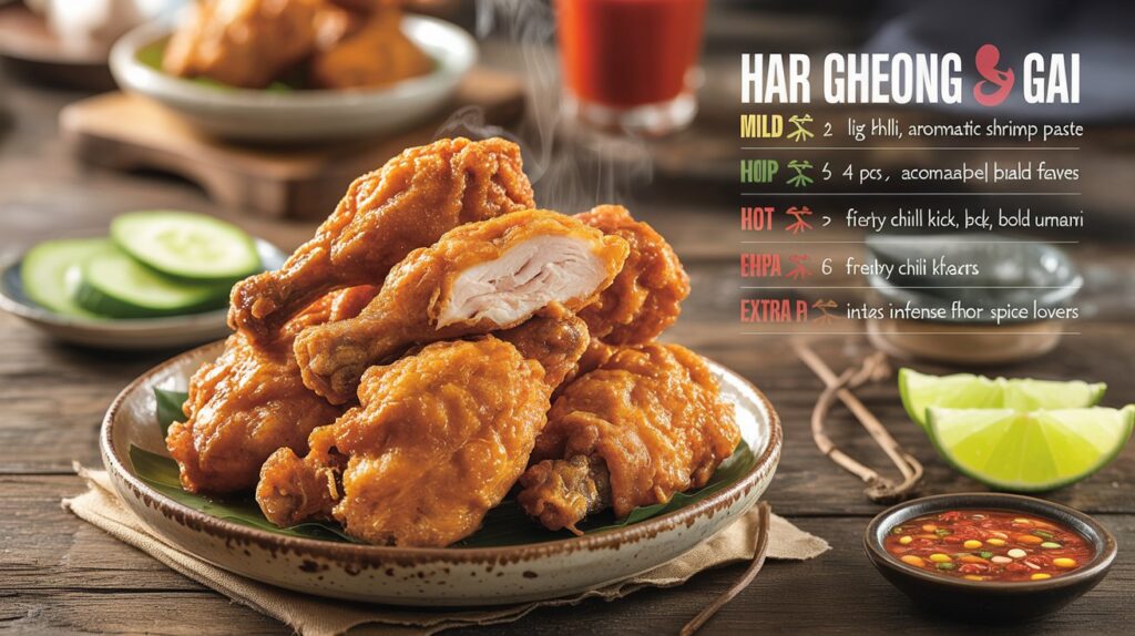 Har Cheong Gai Fried Chicken With Spicy Size Chart: Ultimate Guide