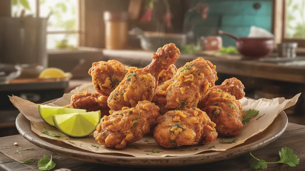 Puerto Rican Chicharrones De Pollo