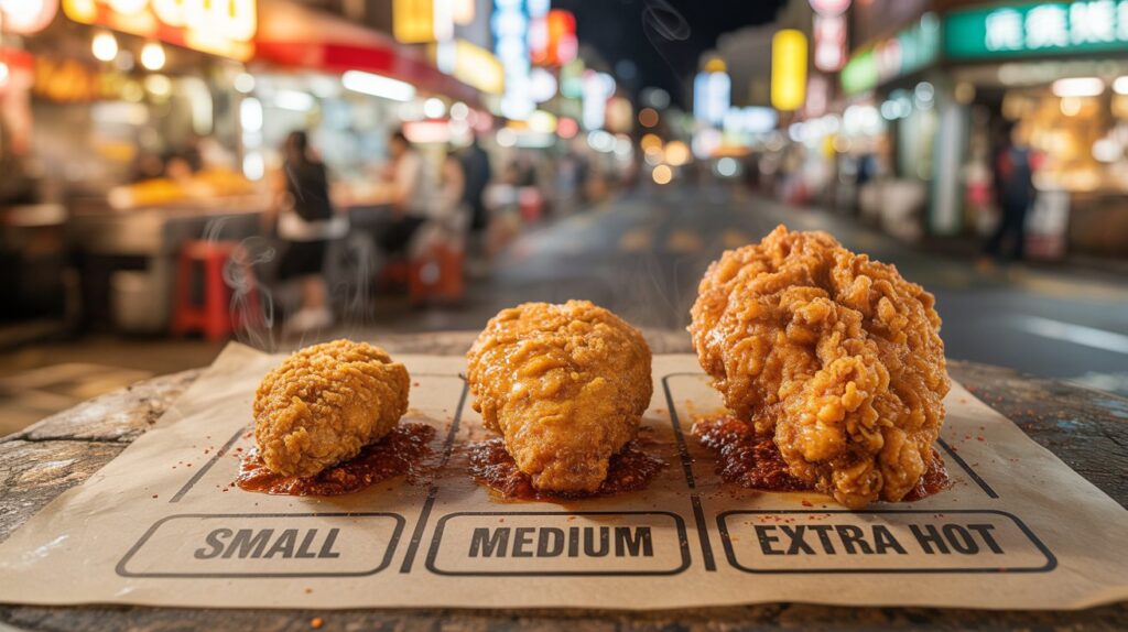 Taiwanese Ji Pai Fried Chicken With Spicy Size Chart: Ultimate Guide