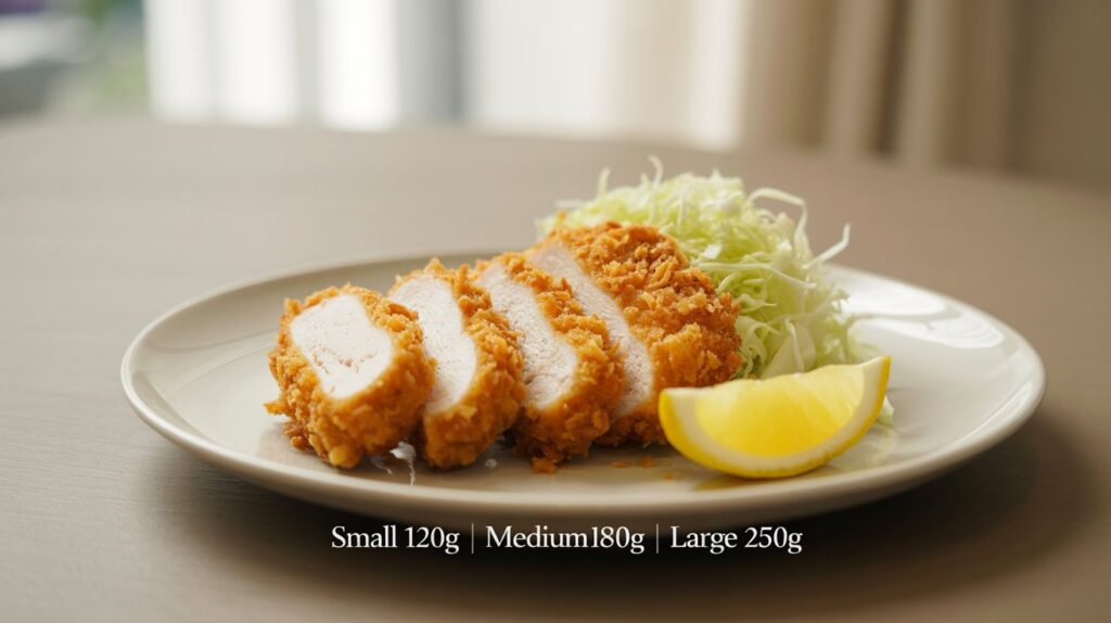 Chicken Katsu Fried Chicken Size Chart: Ultimate Guide & Tips