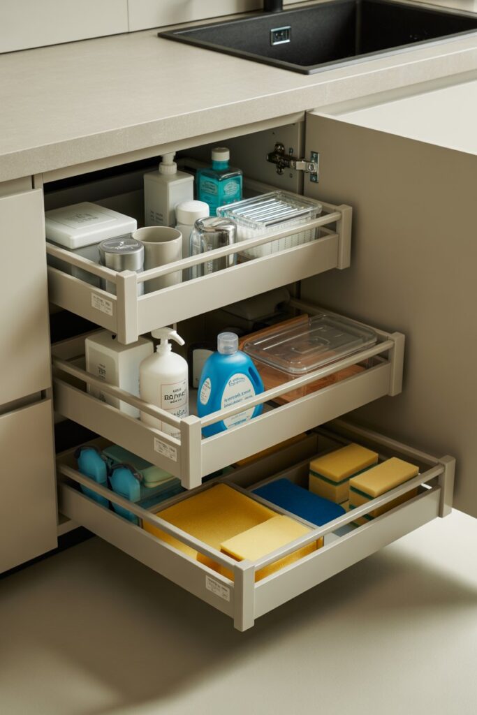 Stackable Pull-Out Trays