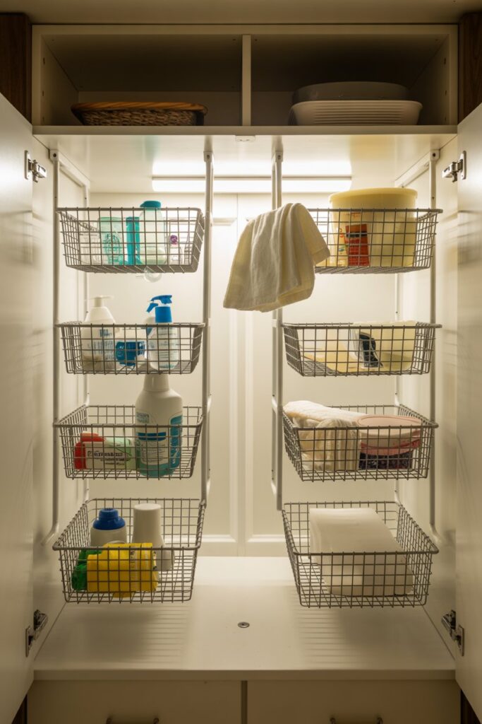 Hanging Basket Storage