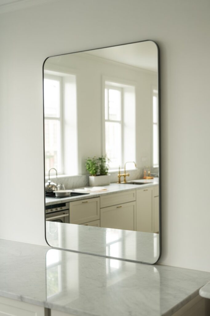 4. Kitchen Wall Decor Mirror