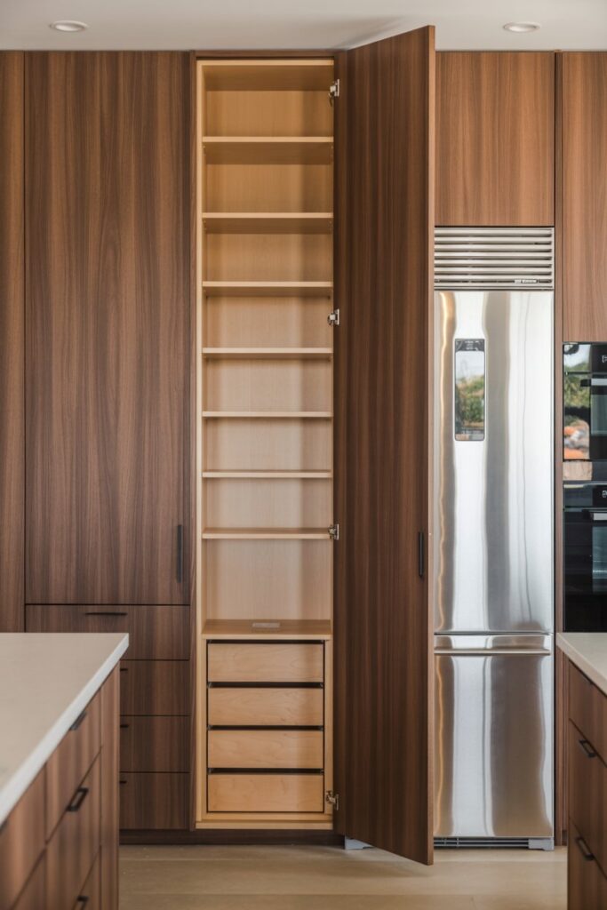 Pantry Hidden Next to Refrigerator