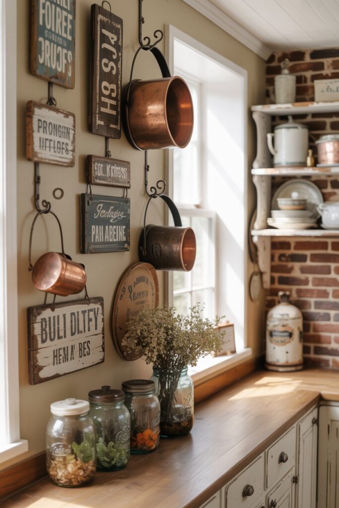 9. Kitchen Wall Decor Vintage
