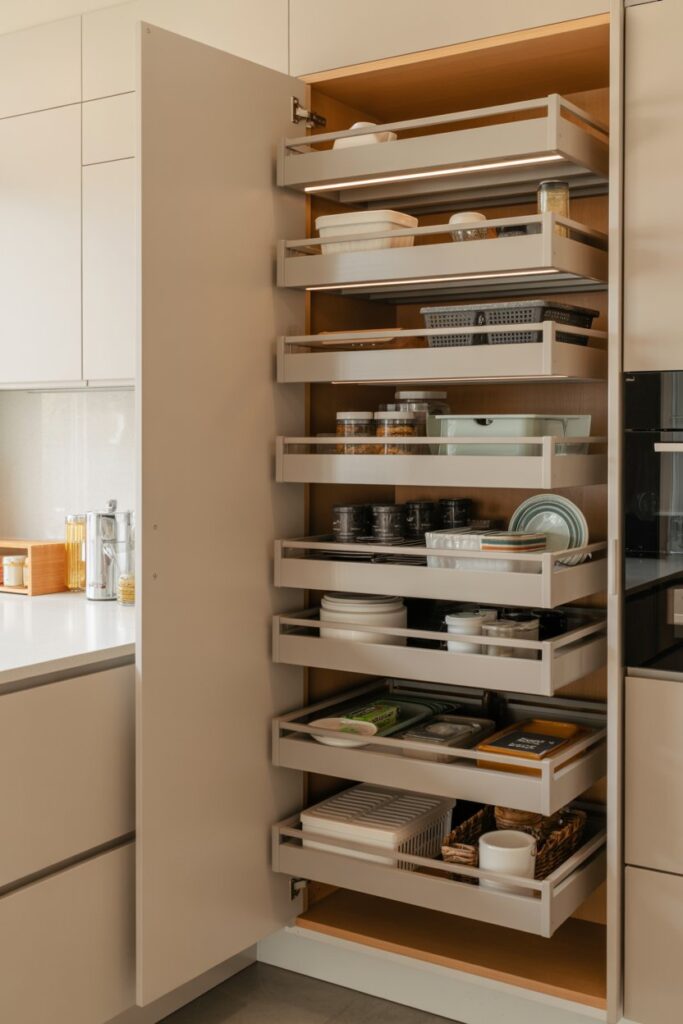 Roll-Out Shelf Storage