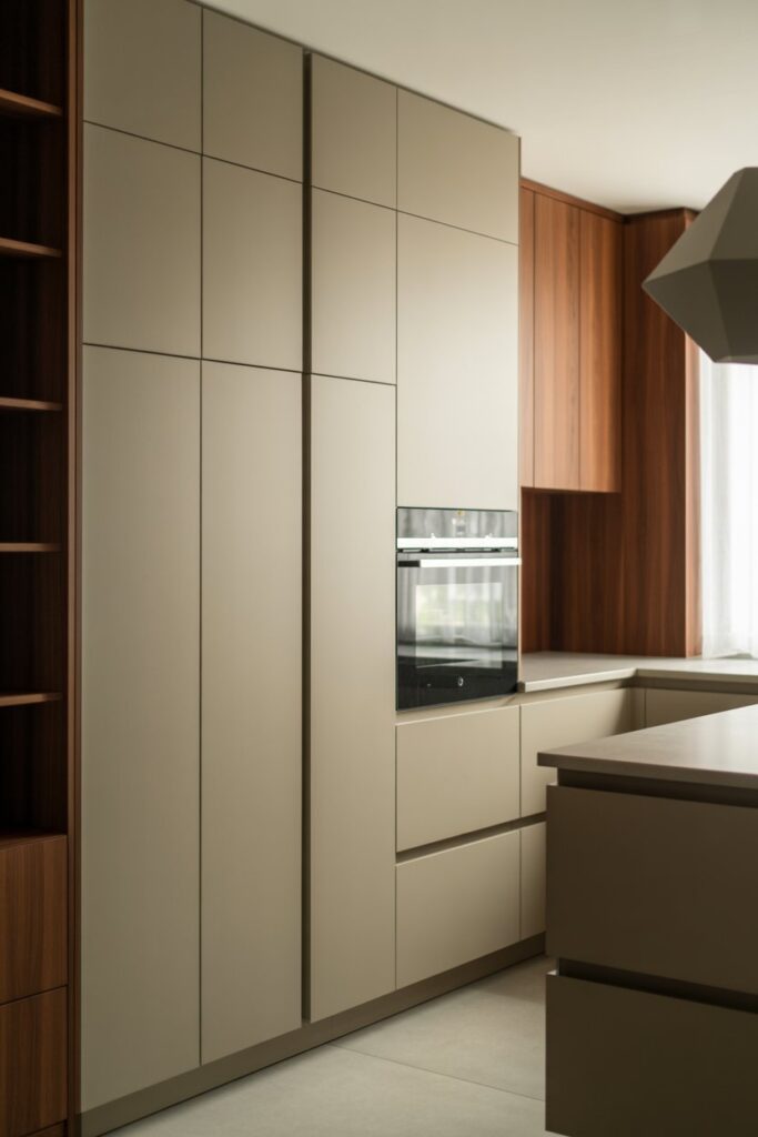 Ceiling-Height Hidden Cabinets