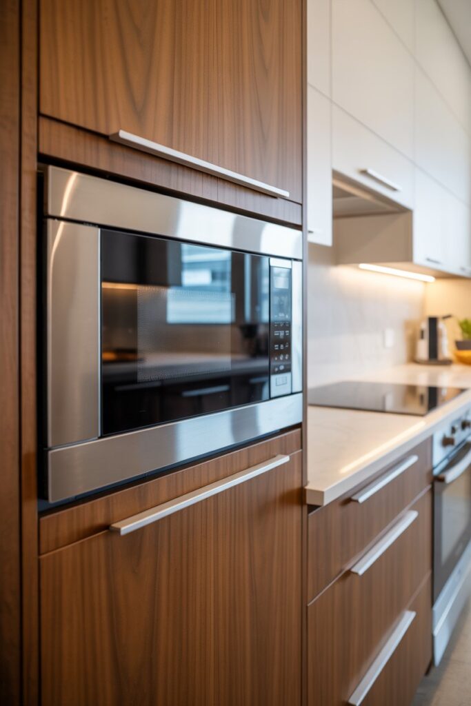 Hidden Microwave with Panel Front