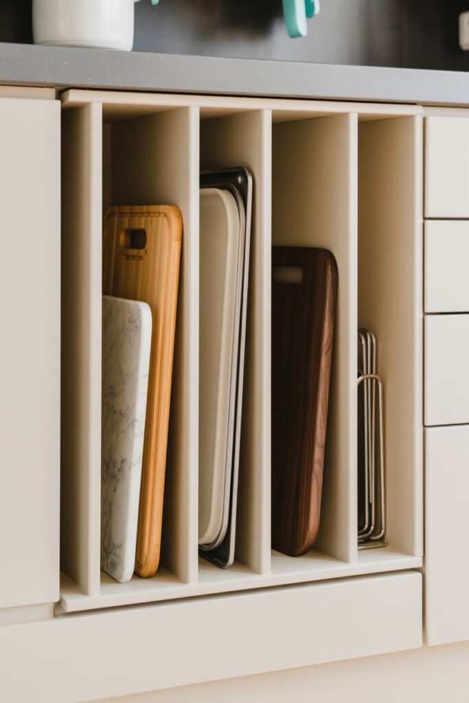 Vertical Tray Storage