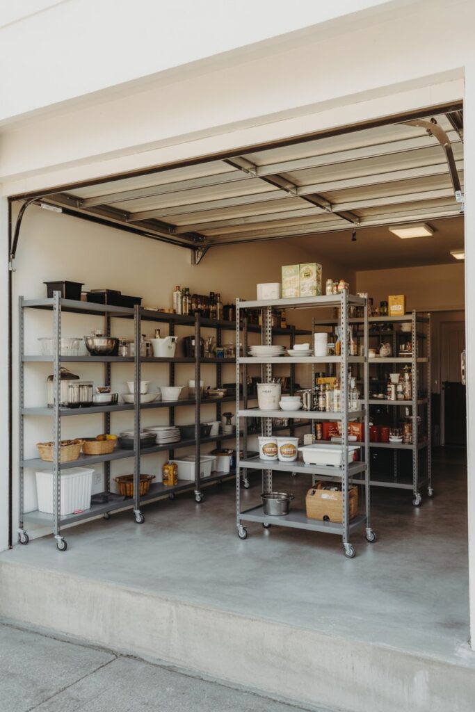 Rolling Storage Shelves