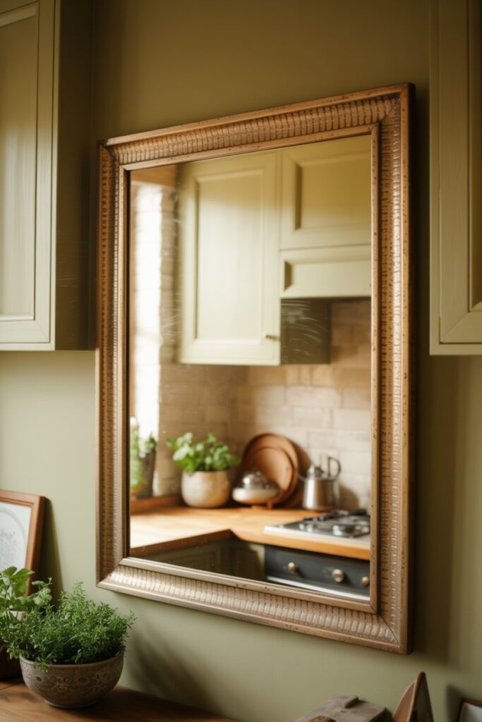 12. Kitchen Wall Decor Mirror
