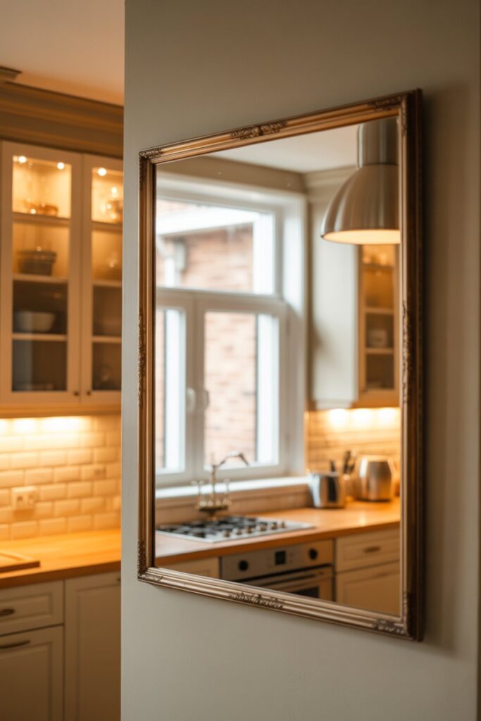 3. Kitchen Wall Decor Mirror