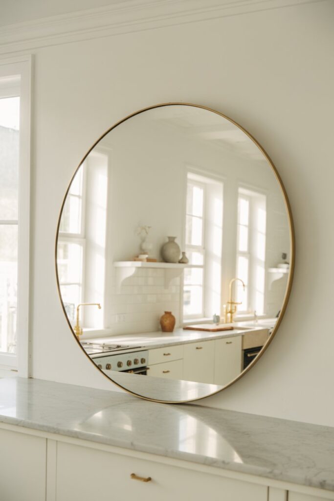 13. Kitchen Wall Decor Mirror