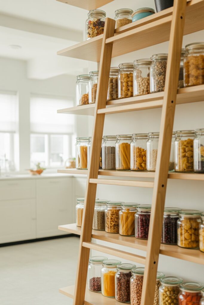 Open Ladder Pantry Shelf