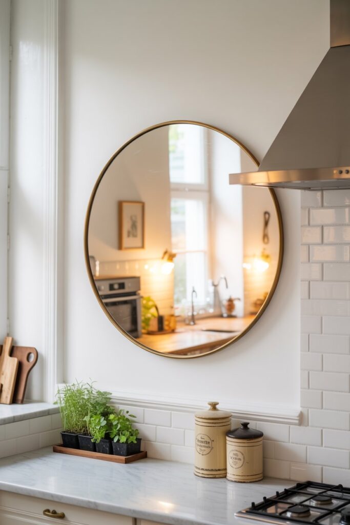 17. Kitchen Wall Decor Mirror