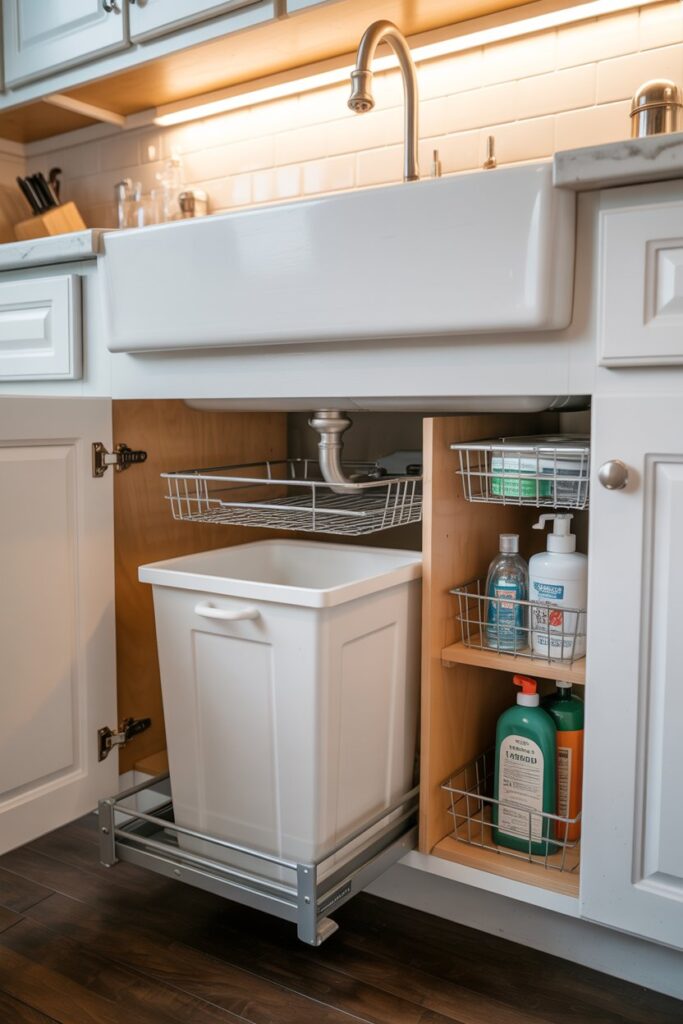 Under-Sink Hidden Trash