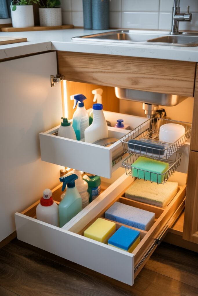 Under-Sink Hidden Storage