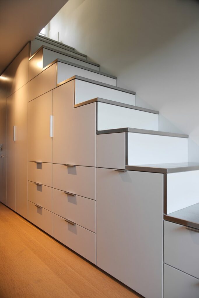 Custom Under-Stairs Cabinetry