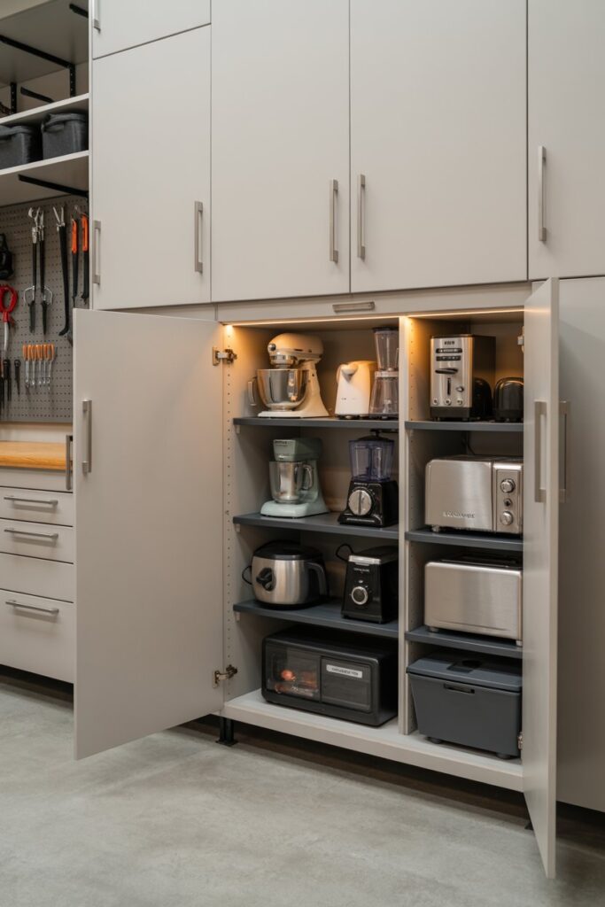 Garage Storage for Small Appliances