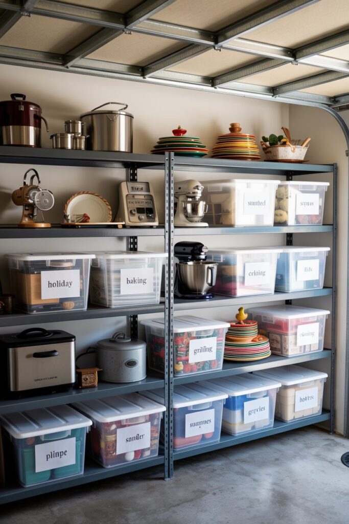 Seasonal Kitchen Item Storage