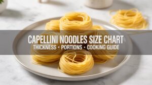 Capellini Noodles Size Chart: Ultimate Guide to Perfect Pasta Portions