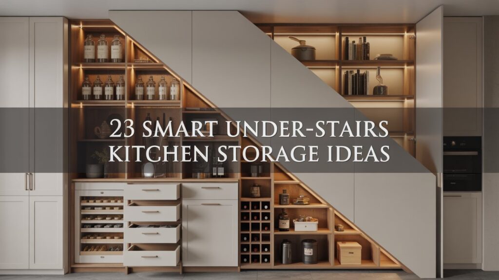 23 Under the Stairs Storage for Kitchen Ideas to Maximize Every Inch