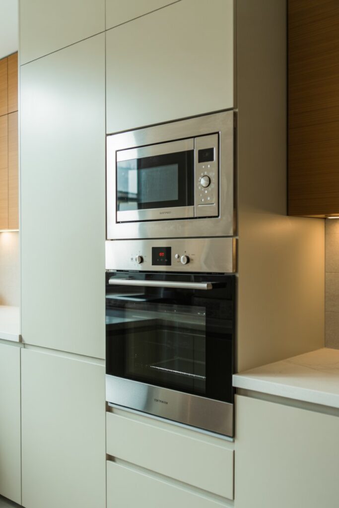 Microwave Integrated with Oven Stack