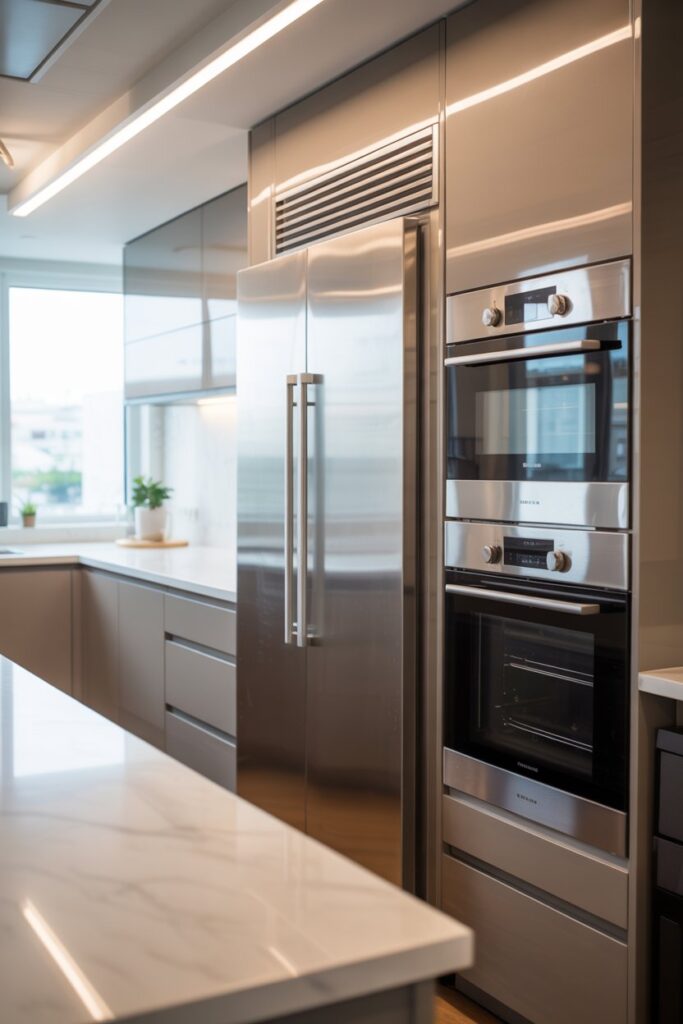 Pantry Behind Appliance Wall