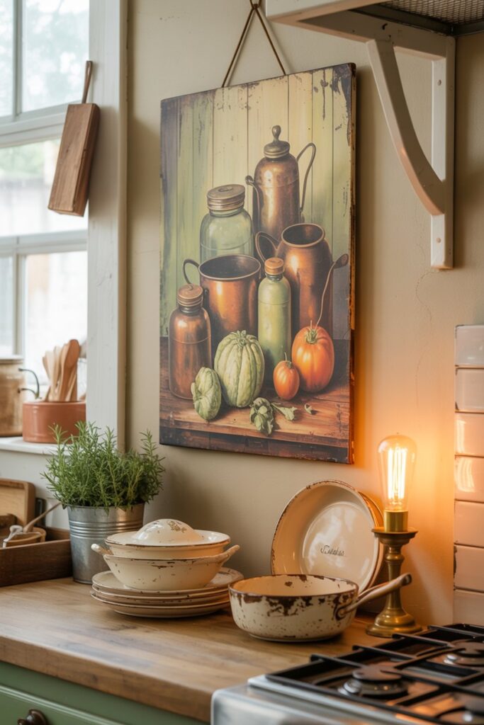3. Kitchen Wall Decor Vintage