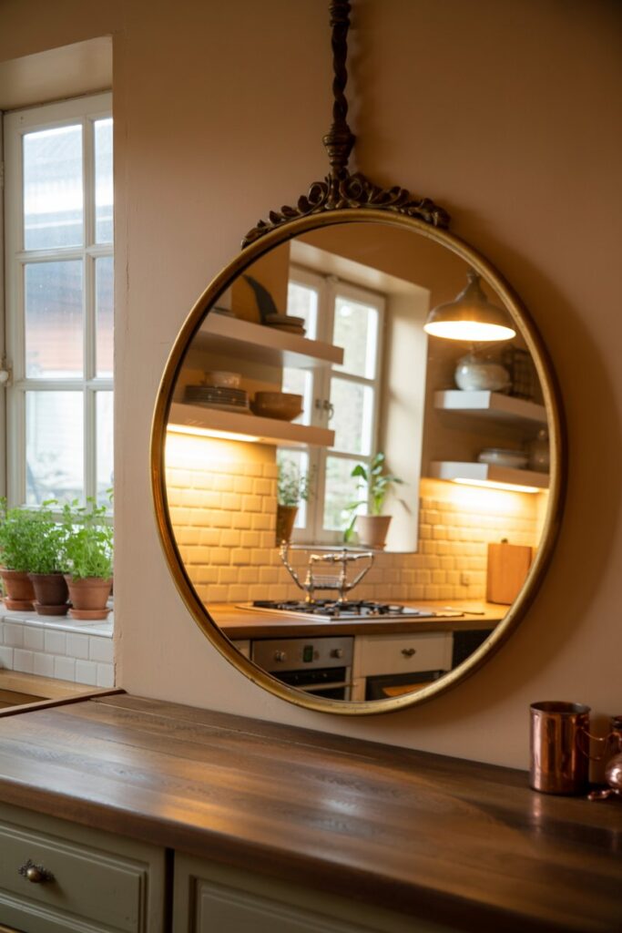 15. Kitchen Wall Decor Mirror