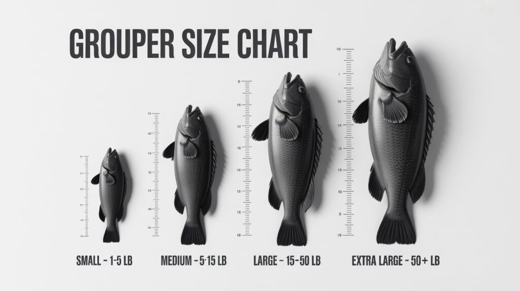 Grouper Size Chart