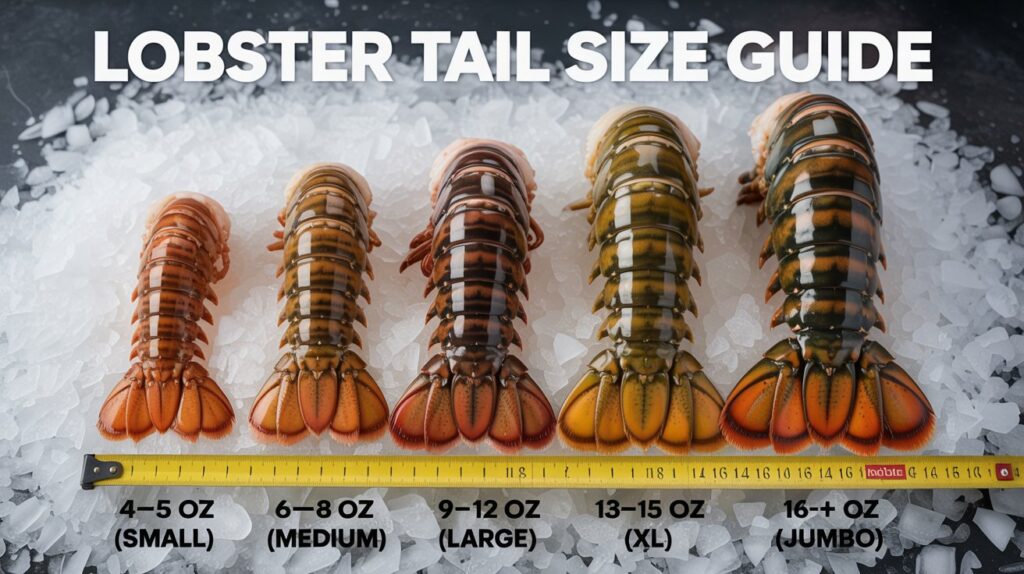 Lobster Tail Size Chart