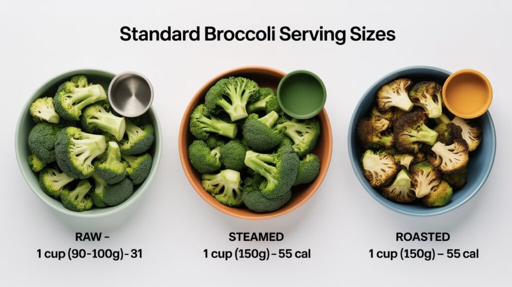 Standard Broccoli Serving Sizes