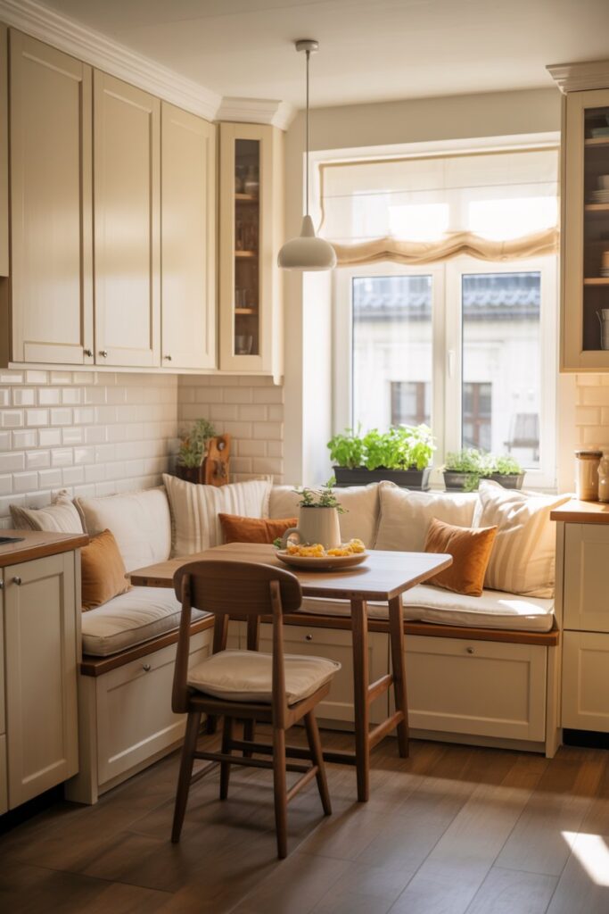 Built-In Corner Bench Seating