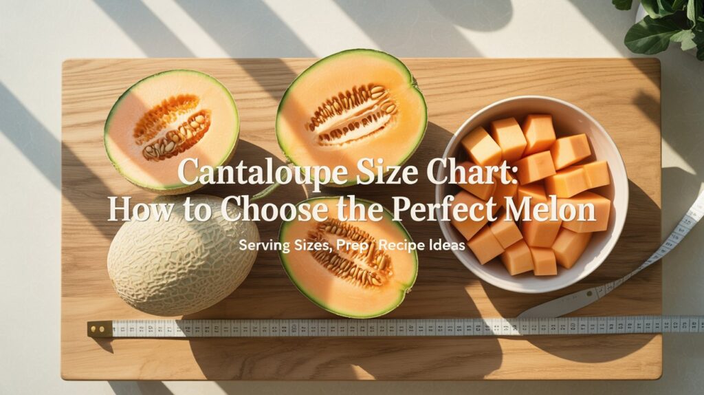 Choose the Perfect Cantaloupe Size for Your Recipes: Tips & Chart