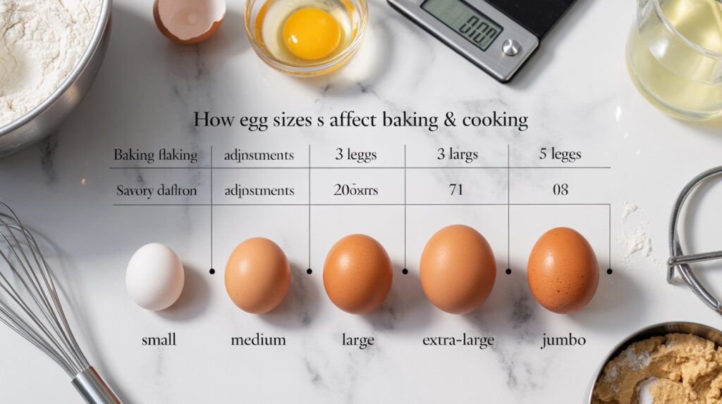 Egg Size in Recipes