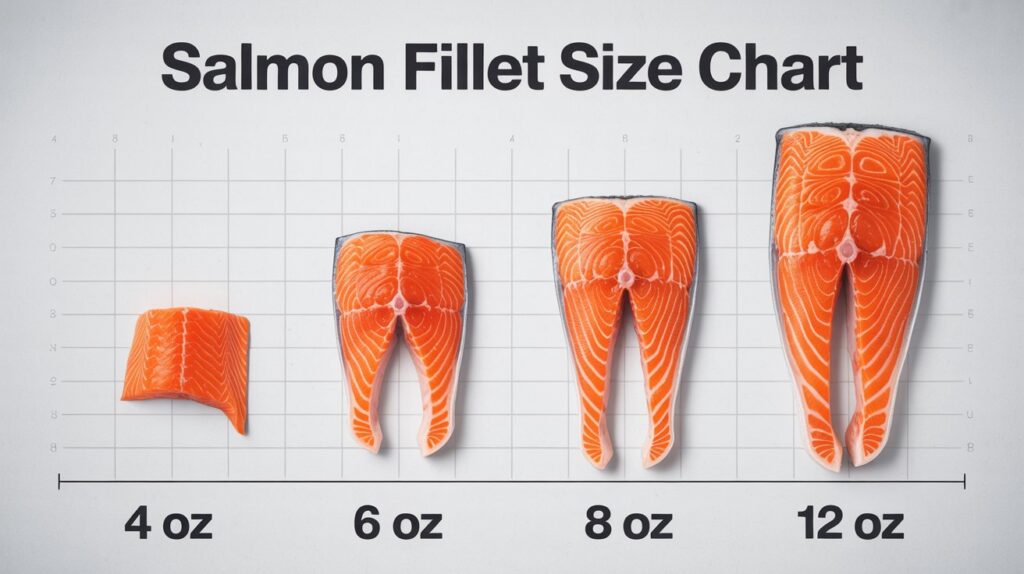Salmon Fillet Size Chart