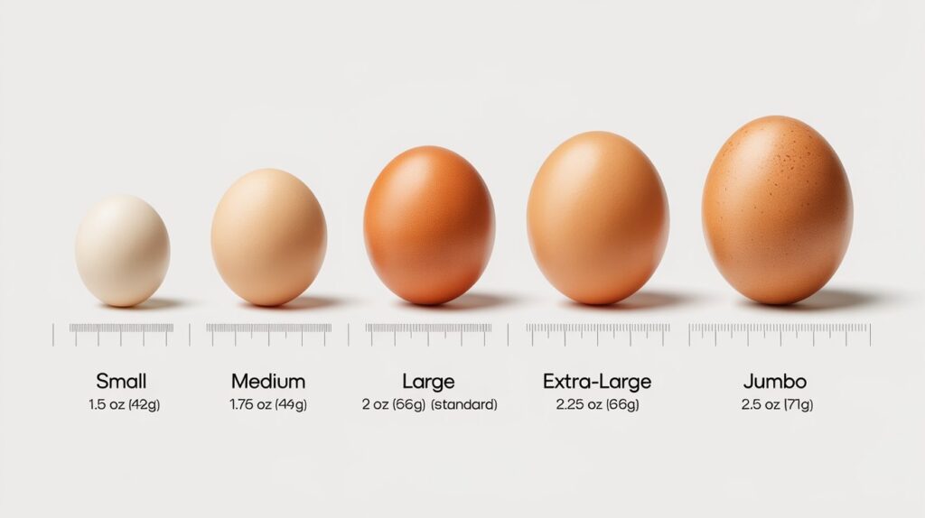 Egg Size Chart