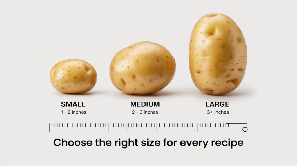 Yukon Potato Size Chart