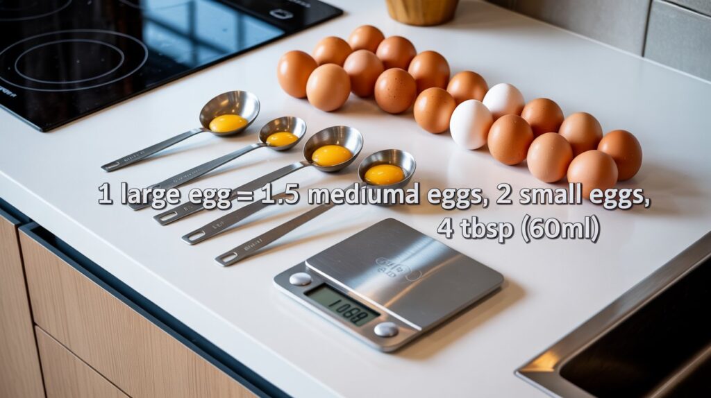 Substituting Egg Sizes